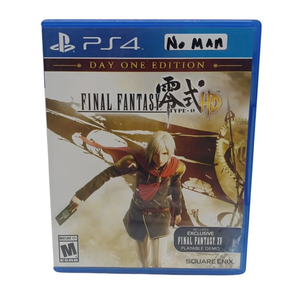 Sony Ps4 Final Fantasy Type-o day one edition / No Manual / CD Clean